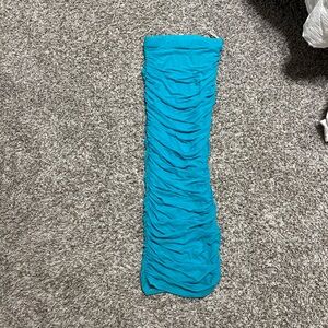 Lovers + Friends Strapless Blue Dress